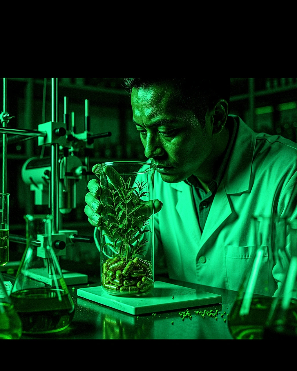 Researcher in Lab